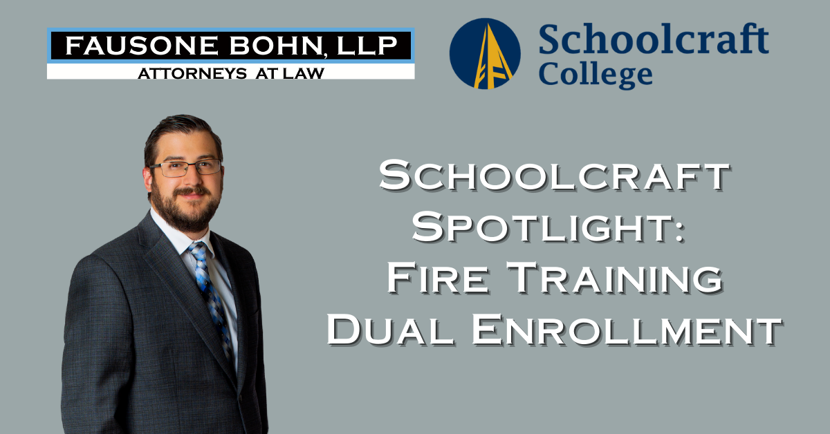 Schoolcraft College Fire Training Dual Enrollment Program Fausone
