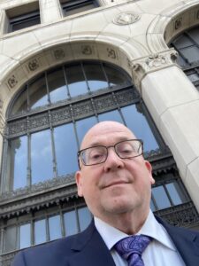 Attorney Kurt Olson seen leaving the Michigan Court of Appeals